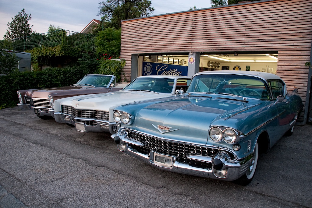 Today I took the first picture of all 3 Cadillac side by side in front of