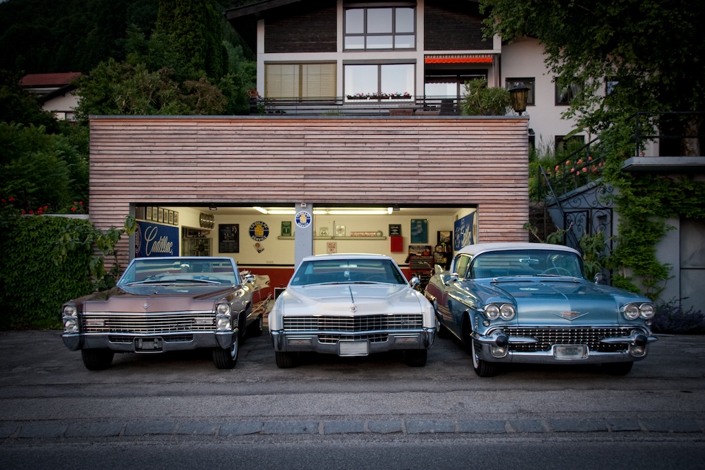 Today I took the first picture of all 3 Cadillac side by side in front of 