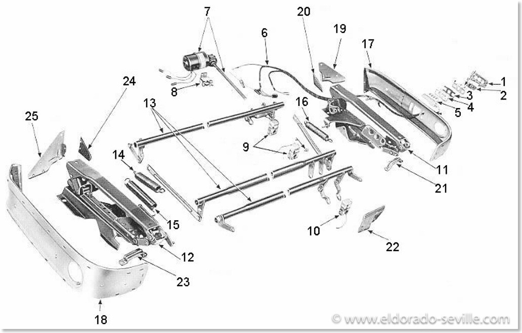 REPAIRING THE 6 WAY POWER SEAT OF THE 1958 ELDORADO ... 2010 cadillac cts wiring diagram for seats 