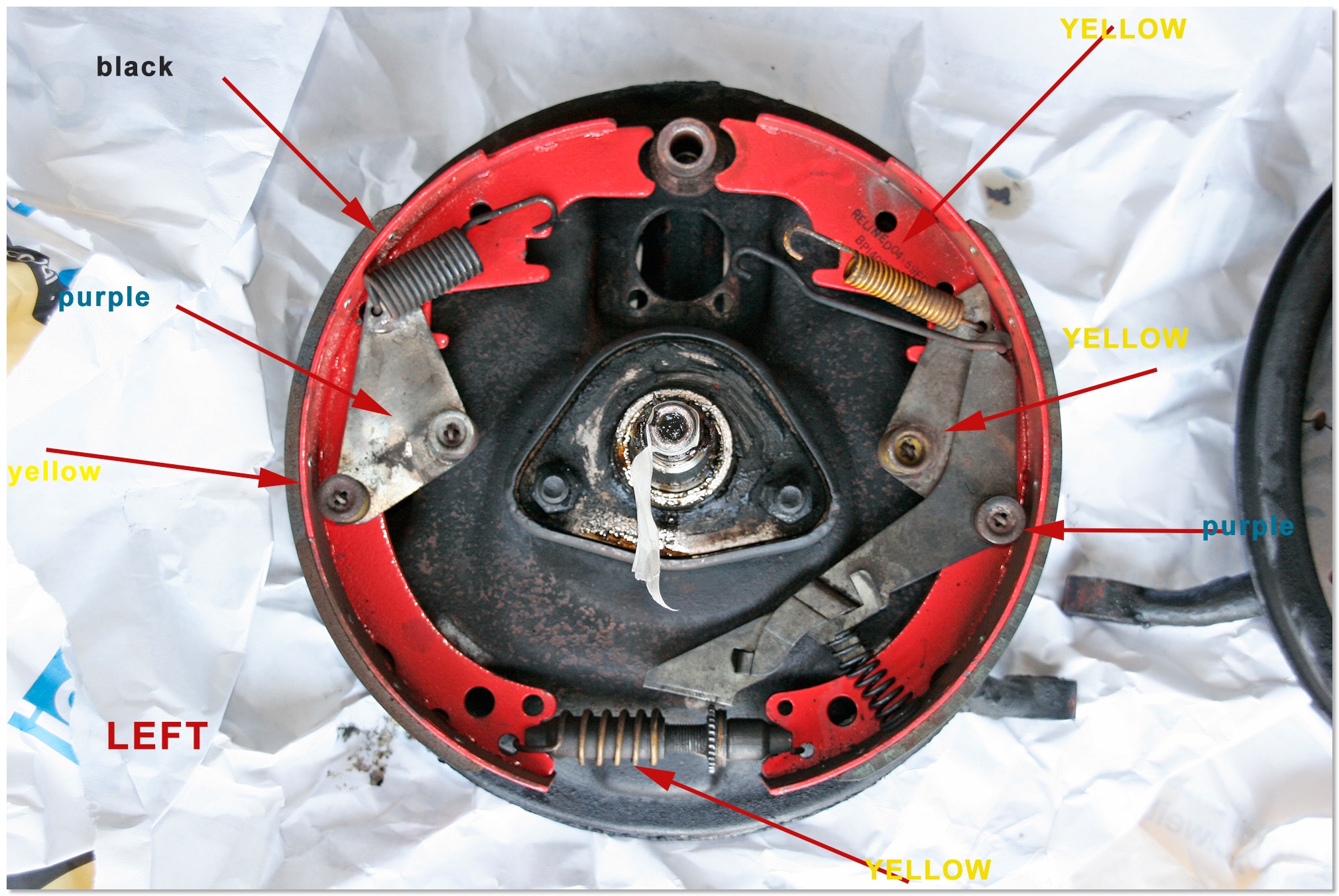 1967 Cadillac Front Drum Brake Diagram