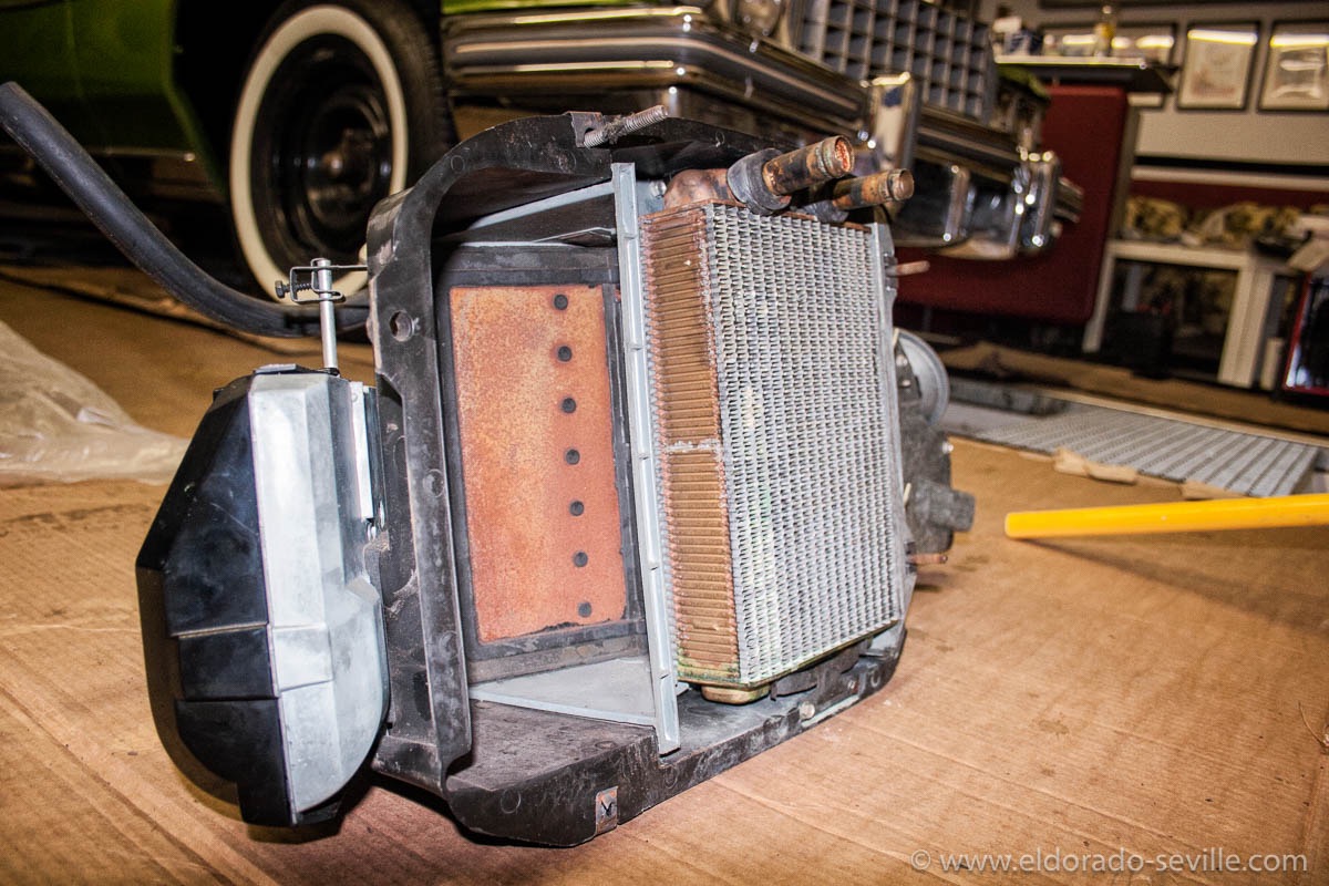 Repairing the leaky heater core