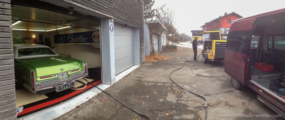 Dry Ice Cleaning the engine bay - Nov 2016