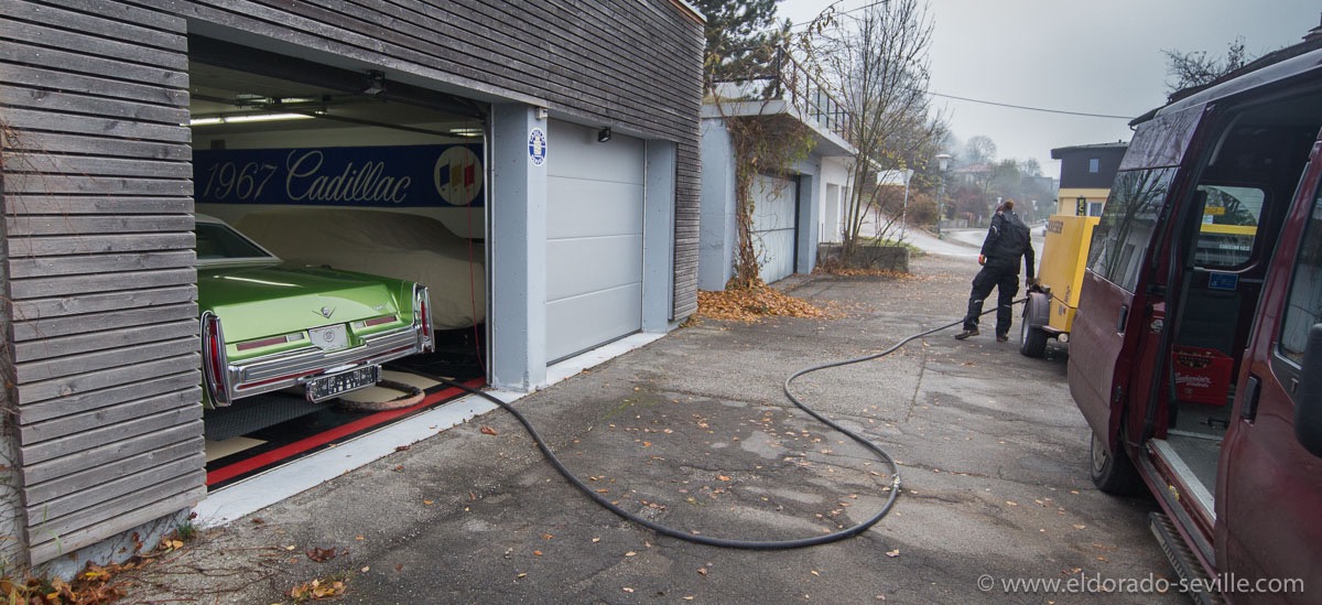 Dry Ice Cleaning the engine bay - Nov 2016