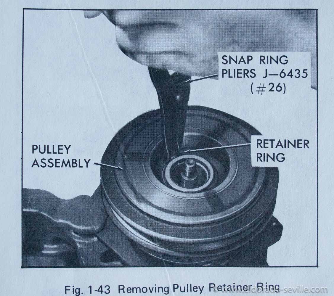 Repairing the A6 AC Compressor.