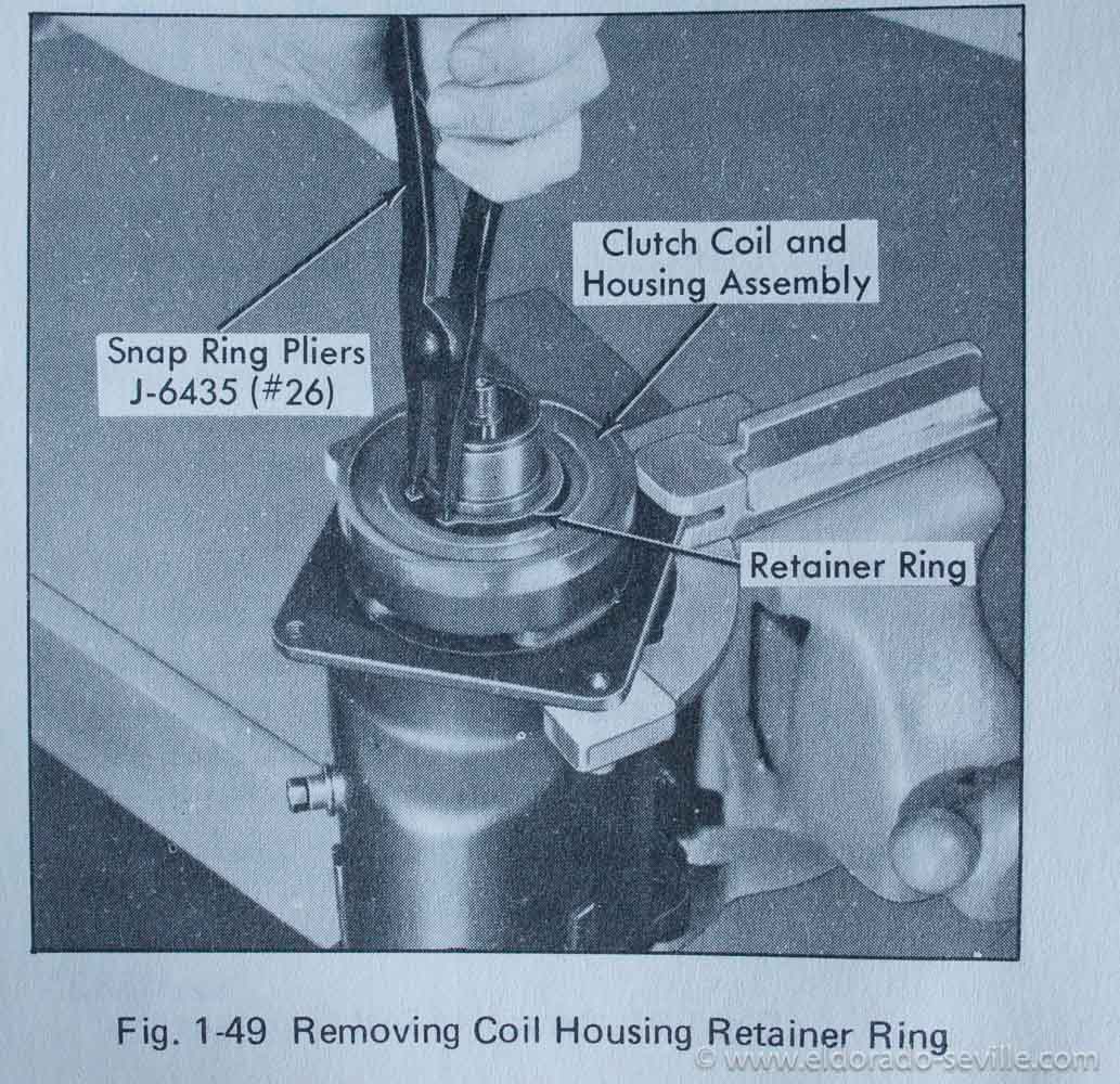 Repairing the A6 AC Compressor.