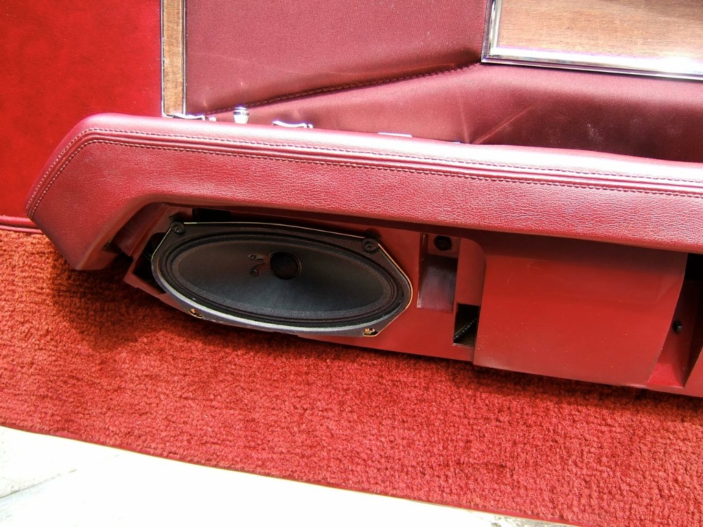 New reproduction speakers were installed