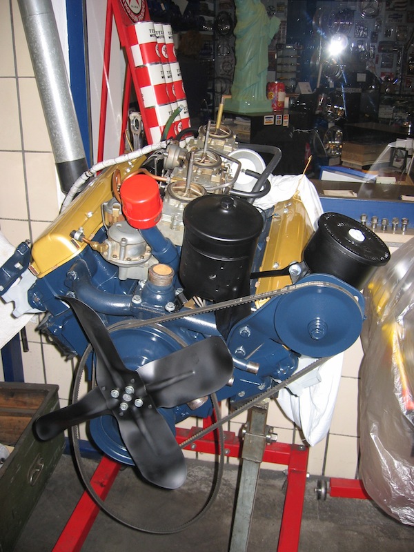 the rebuilt engine