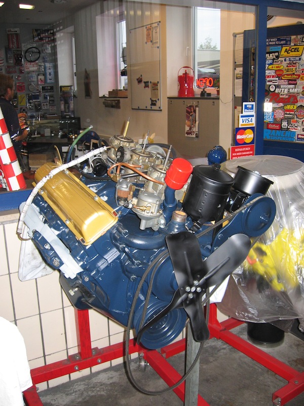 the rebuilt engine